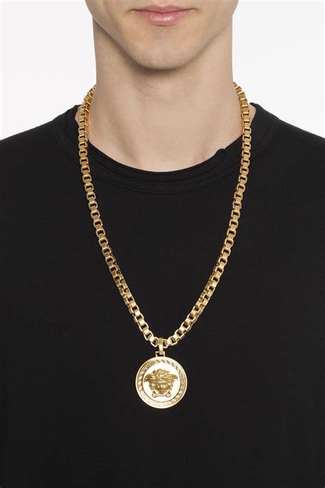 man jewellery versace|Versace Necklaces Man .